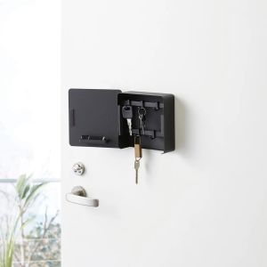YAMAZAKI Tower Square Magnetic Key Cabinet BK