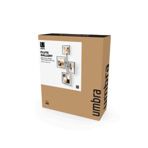 Стенно пано за снимки UMBRA FLUTE, черен