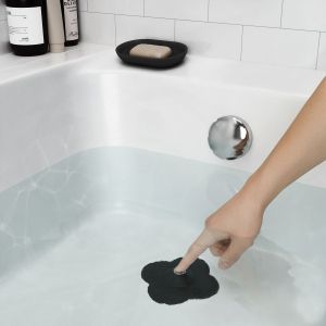 тапа за сифон черна