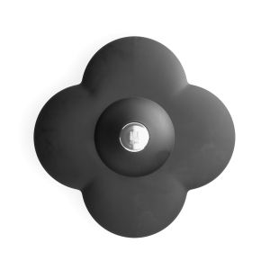 Комбиниран  уловител за коса и тапа и за вана и душ UMBRA BLOOM, черен