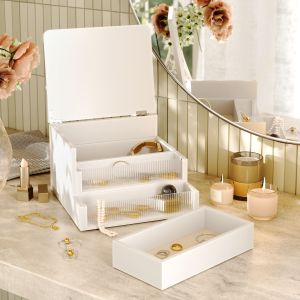 UMBRA MALIBU STORAGE BOX WHITE