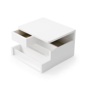 UMBRA MALIBU STORAGE BOX WHITE