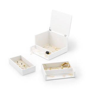 UMBRA MALIBU STORAGE BOX WHITE