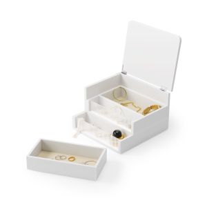 UMBRA MALIBU STORAGE BOX WHITE