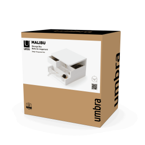 UMBRA MALIBU STORAGE BOX WHITE