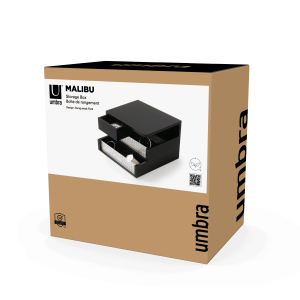 UMBRA MALIBU STORAGE BOX BLACK