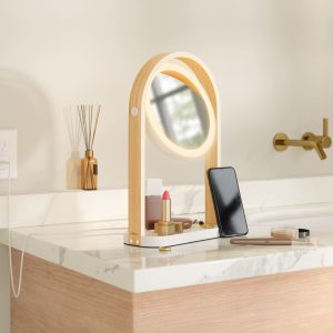 UMBRA BELLWOOD VANITY MIRROR  WHT/NAT