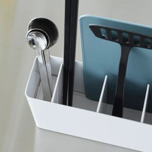 YAMAZAKI Tower Kitchen Tool & Cutting Board Holder WH