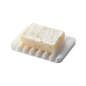 YAMAZAKI Flow Self Draining Soap Tray WH