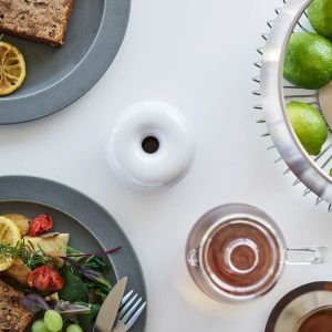 YAMAZAKI Tower Ceramic Air Freshener Bowl WH