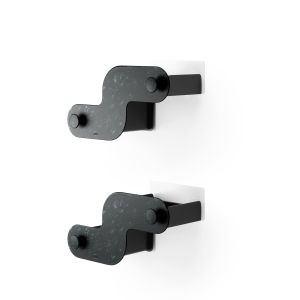 Етажерки за за баня с лепилни ленти UMBRA NAMI, сет 2 бр.,черен