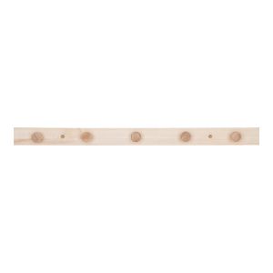 House Nordic Abano Coat Rack, poplar wood,  nature, 70x5 cm