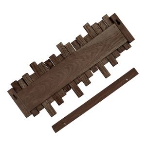 Стенна закачалка Caltra, естествен дъб, кафяв