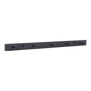 House Nordic Vita Coat rack, steel, black, 70x4 cm