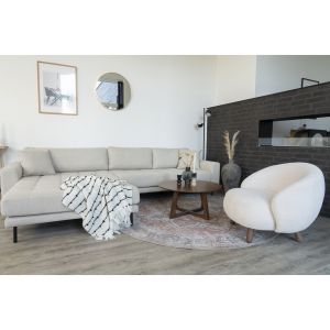 Маса за кафе Hellerup, Ø75 см, орех