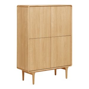 House Nordic Darwin Cabinet, oak, natural 100x40x140 cm