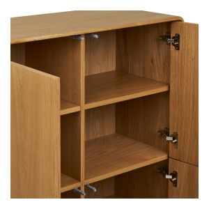 House Nordic Darwin Cabinet, oak, natural 100x40x140 cm