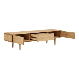 House Nordic Darwin TV-bench, oak, natural 180x45x45 cm