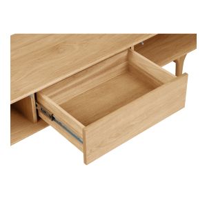House Nordic Darwin TV-bench, oak, natural 180x45x45 cm