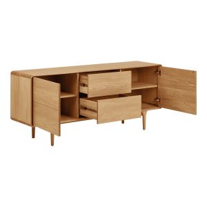 House Darwin Sideboard, oak, natural 180x45x75 cm