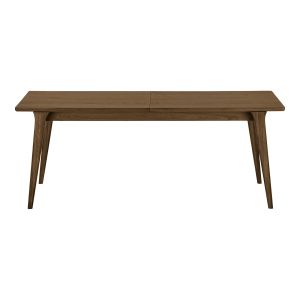 House Nordic Darwin Dining table, oak veneer, brown, incl. two extension plates 100x240-290-340x75 cm 