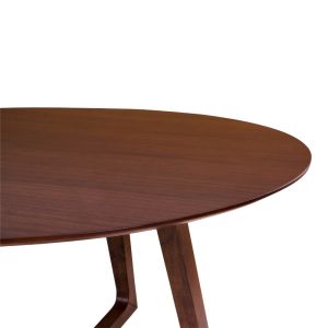 House Nordic Dining table, walnut veneer Ø137x76 cm