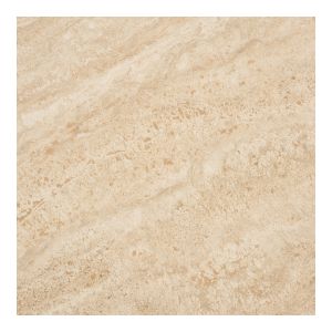 House Nordic Delphi Dining table, ceramic table top, travertine/dark brown ø140x76 cm