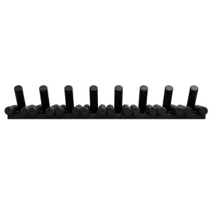 UMBRA PICKET 8 RAIL HOOK BLACK