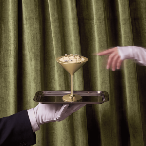 Поставка за пръстени UMBRA TINI MARTINI, златен