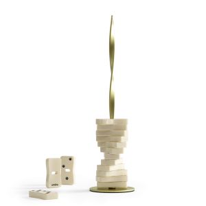 Игра домино UMBRA SPINTILE с пропелер ефект и стойка, златен