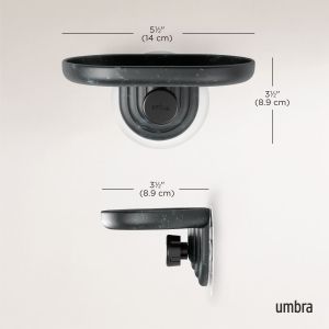 UMBRA NAMI ADHESIVE SOAP DISH OCBLK