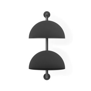 UMBRA SOLIS ADJUSTABLE 2 SHELF BLACK