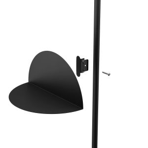 UMBRA SOLIS ADJUSTABLE 2 SHELF BLACK