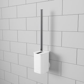UMBRA FLEX SURE-LOCK BRUSH WHITE Четка за тоалетна със стойка, бял