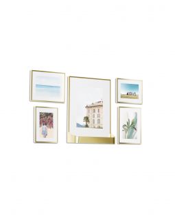 UMBRA MATINEE Комплект от 5 стенни рамки за снимки, златен