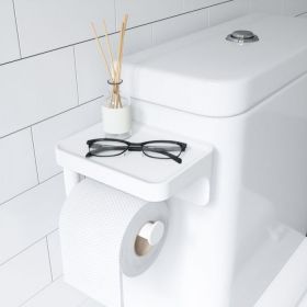 UMBRA FLEX SURE-LOCK TP Поставка за тоалетна хартия с рафт,бял