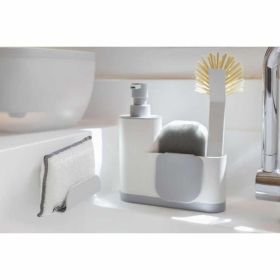 VIGAR ZEROLINE Поставка за кухненска гъба с вакуум, светло сив