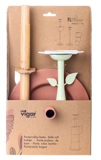 VIGAR FLORGANIC Свободностояща стойка за тоалетна хартия, тициан