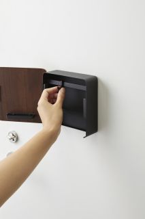 YAMAZAKI RIN Square Magnetic Key Cabinet BR